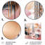 «Pink Gold Lines Scenery III», impression sans cadre sur métal-341674708