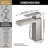 Single-handle Bathroom Faucet with Drain Assembly-70875463