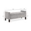 Banc de rangement rembourré capitonné avec accoudoirs-61185531