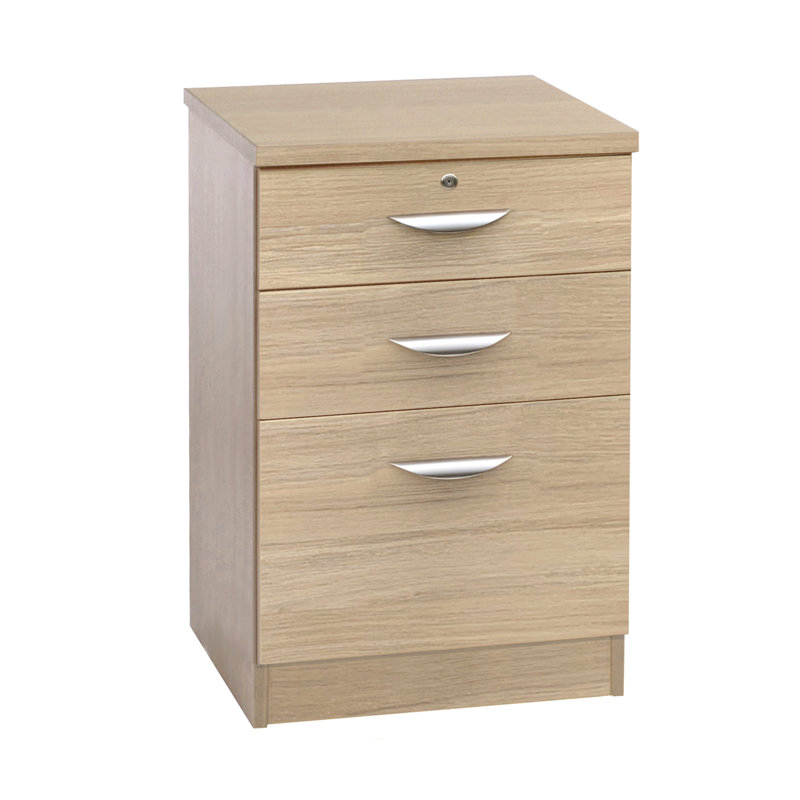 48cm Wide 3 -Drawer File Cabinet, Sandstone