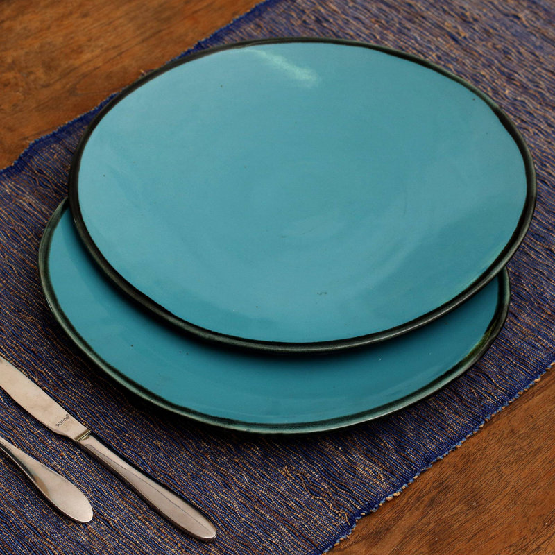Assiette plate 15 po Maralou Ellipses