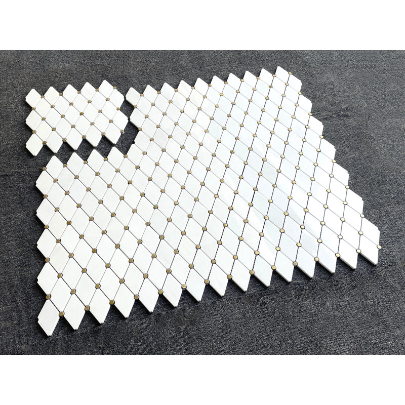Thassos Marble Mosaic Wall Tile