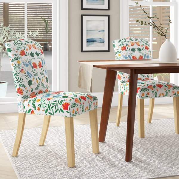 Wrought Studio Buxton Cotton Upholstered Dining Chair | Wayfair