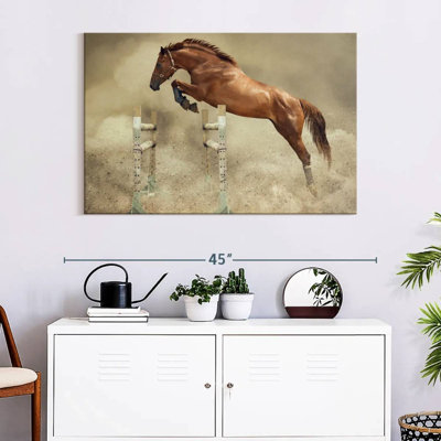 Powerful Jumping Horse