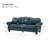 Eugene 81" Traditional Genuine Leather Sofa-2064026877
