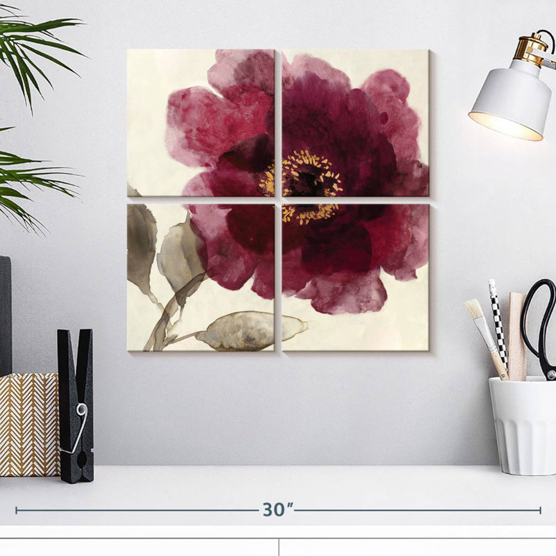Harnek Crimson Peony I, H 18 po x l 18 po