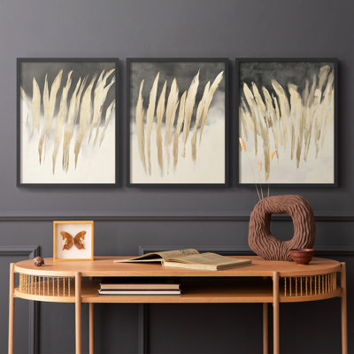 Lanscape Study Series IX -Set of 3 Fric Giclee Prints -Prêt à accrocher