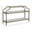 Oracio 48" Wide Glass Console Table, Gold