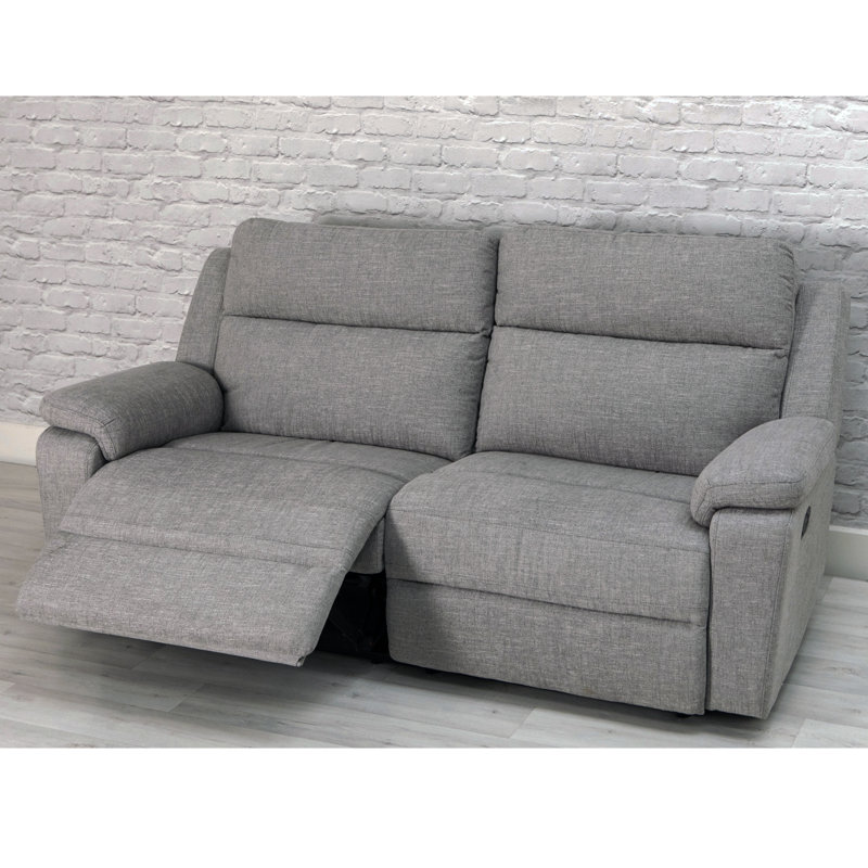 Sevastopol 3 Seater Reclining Sofa, Grey