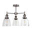 Wayland 3 - Light Industrial Style Modern Semi Flush Mount Ceiling Light
