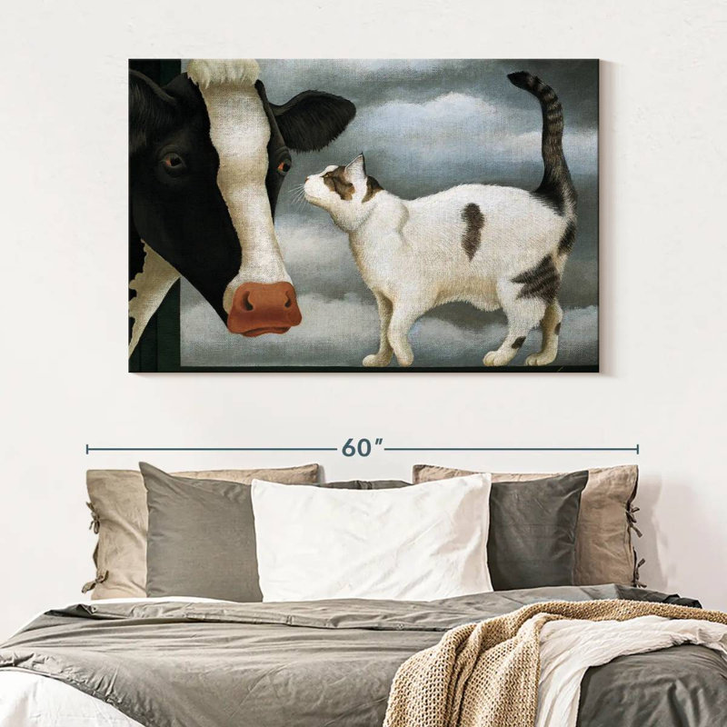 Cat And Cow, 34" H x 51" W