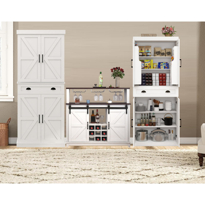 3-Piece Kitchen Pantry Storage Cabinet