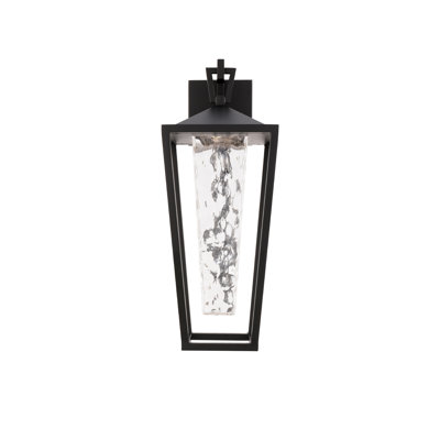 Manchester Dimmable LED Outdoor Wall Light With Color Temperature Switch, Weather Resistant Powder Coated Finish 