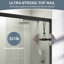Porte de douche coulissante double 72 "H-122762301