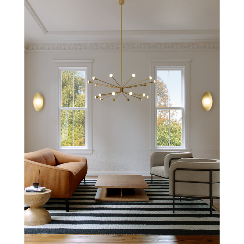 Lody 20 - Light LED Chandelier, Polished Nickel