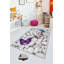 Élégant tapis tissé (4,6 x 7,2 pi), 100% polyester, d'une hauteur de poils de 0,3 po | Antibactérien et antidérapant dessous, lavable à la machine | Durable avec impression numérique 3D, parfaite pour le décor du salon et de la chambre à coucher-55481995