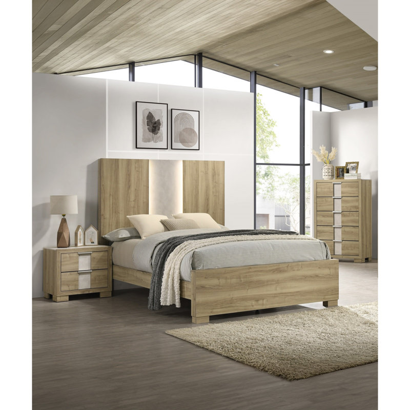 Table de chevet en bois flotté 1 pièce