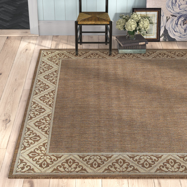 Tapis espresso Tedkow tissé à plat Tedrow