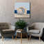 Toile épique Graffiti «Shell par The Shore 2» par Ethan Harper, 37 po x 37 po