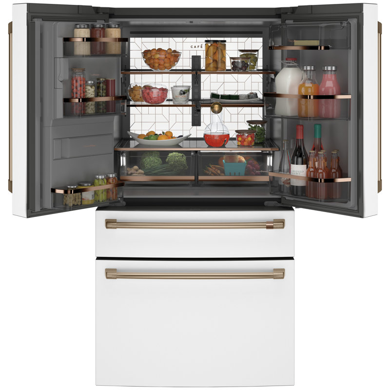 French-Door Smart Refrigerator, Matte White