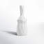 Vase de table en grès blanc 16,2 po Messina Adele