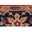 Tapis rouge à motif végétal Ziegler