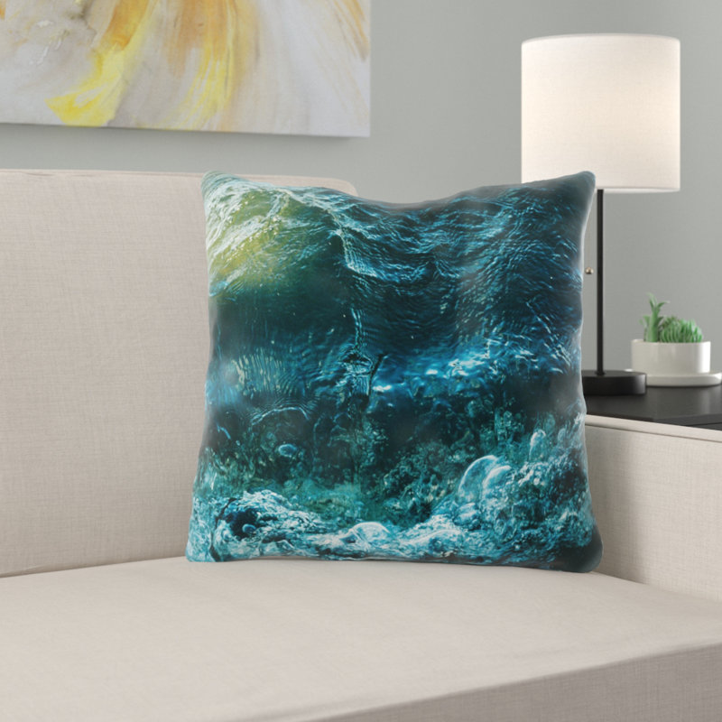Coussin décoratif sea Leota, Microsuède, Intérieur