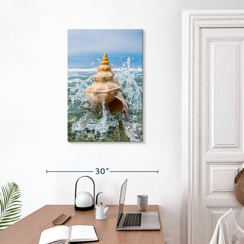 Aletra Ocean Conch Shell, 30" H x 20" W