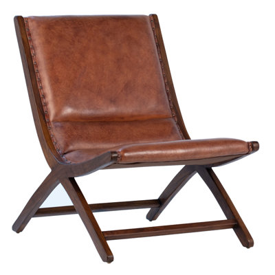 Gibbs Leather Upholstered Occasional Chair