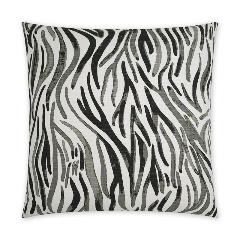 Babur Pillow Cover & Insert, Onyx, Square 24"