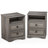 3 Piece Bedroom Set - 10 Drawer Dresser And Two 2 Drawer Nightstands,gray Wash