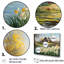 «White and Yellow Daffodils Country Charm I», reproduction sur toile-127204510-170501548