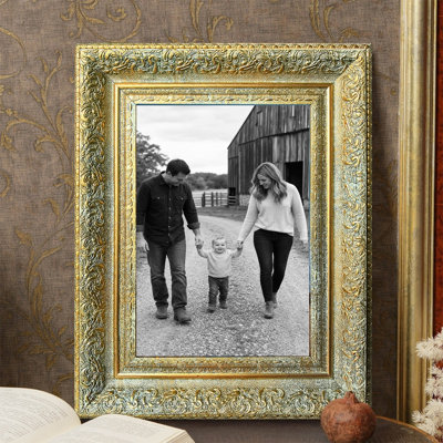 Cadre photo 11 pièces x 11 "or antique 11" pour cadre photo de famille
