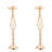 20PCS 58cm/22.83” Wedding Flower Vase Metal Gold Floral Stand for Table