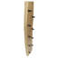 Platon Solid Wood Wall 9 - Hook Wall Mounted Coat Rack