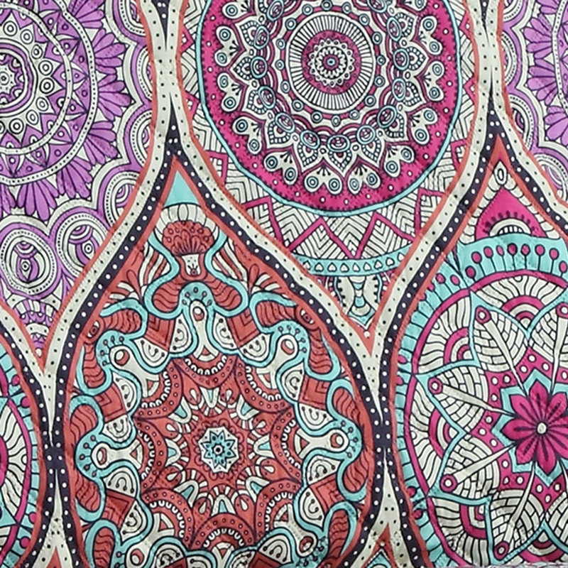 Housse pour causeuse à coussins en T Tamara Furniture Protector, Mauve / bourgogne