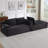 L-Shaped Cloud Sectional Sofa With Deep Seat,No Assembly Required,Modular Couches Sleeper For Living Room,Bedroom,Apartment-2028896479-2028896475