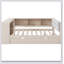 Wood Platform Bed With Storage Shelves, Trundle, Charging Station And Upholstered Headboard-1835008651-1835008653