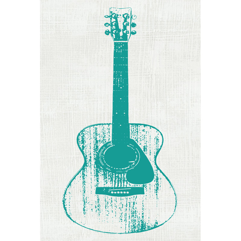 Guitar Collector I by Kevin Wade Inge - Wrapped Canvas Print, 46cm H x 30cm W