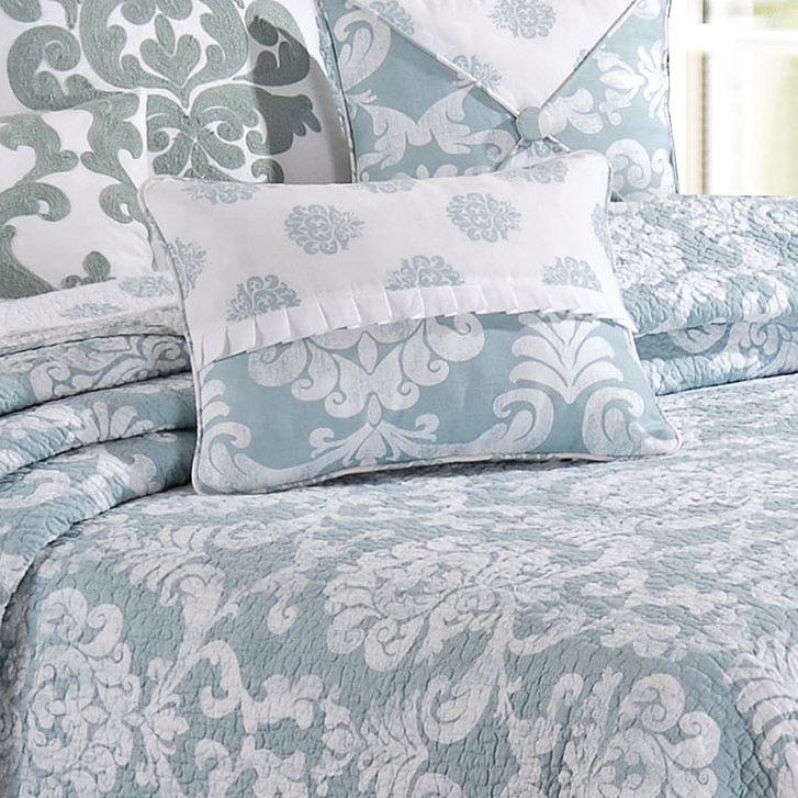 Providence Accent Cotton Lumbar Pillow, Chambray