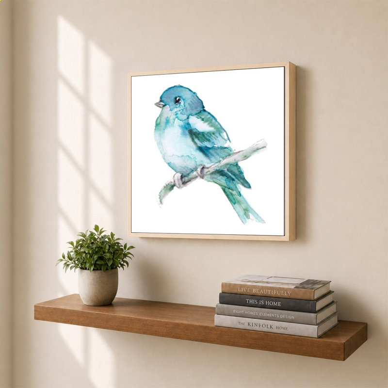«Spring Blue Bird II» par Lanie Loreth - impression sur toile