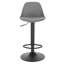 Rikard Swivel Upholstered Adjustable Height Counter Stool-418818366