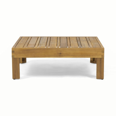 Jerilou Acacia Wood Outdoor Bench