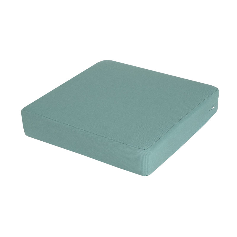 Ensemble de coussins de chaise club d'extérieur Noah - Coussins de siège et de dossier sarcelle avec rembourrage en mousse