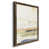 Toile avec cadre noyer