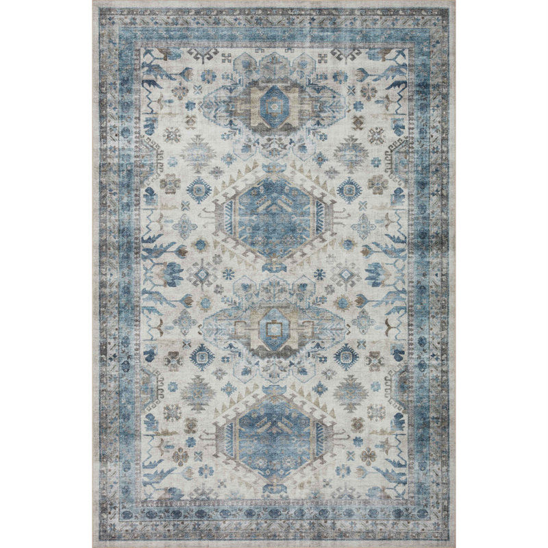 Jujhar Oriental Indoor Rug, Rectangle 3'6" x 5'6"