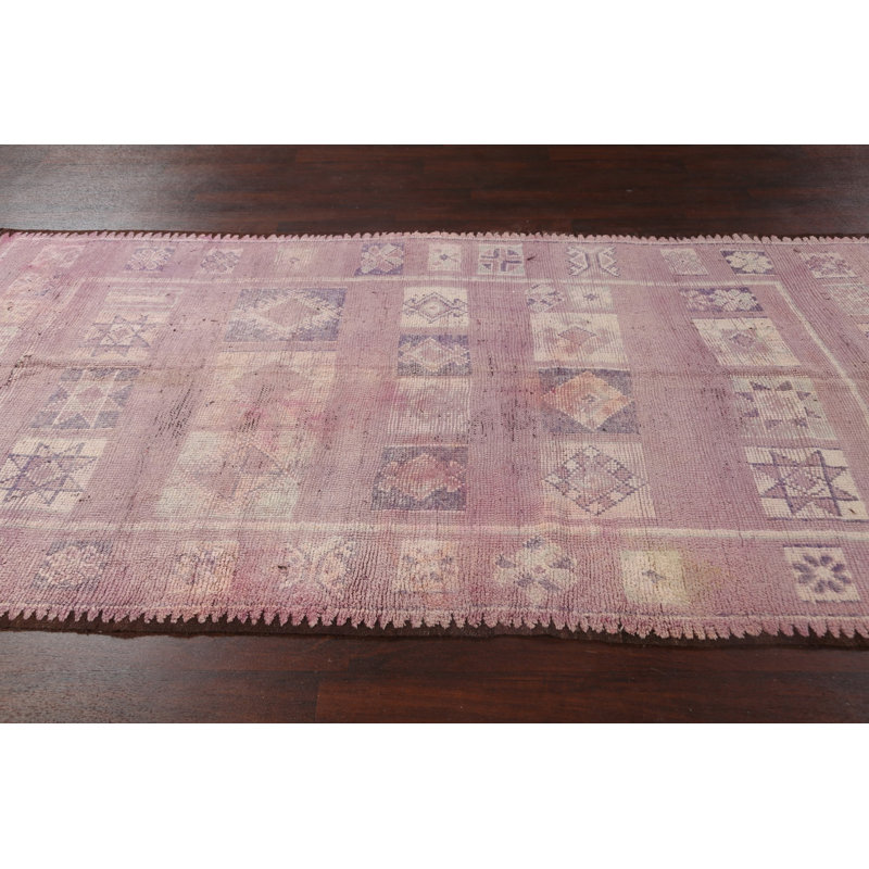 Tapis oriental tribal marocain antique noué à la main 5 x 11