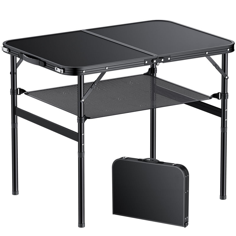 90cm Adjustable Folding Table