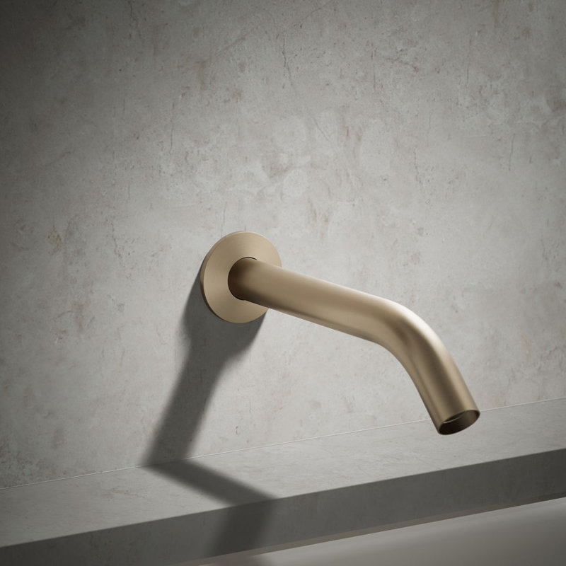 Components Wall-Mount Bath Spout, Bronze