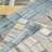 NELE Machine Washable Modern Lattice Area Rug Blue/Ivory Multi-82962412